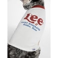 thumbnail image 3 of Kacey Lee Music Note Golden Texas Pet Tee for Cats and Dogs, White, Extra Small, 3 of 7