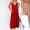 Red, variant on Tbopshirt Wedding Guest Dresses for Women,Fashion Women Summer Solid V-Neck Sleeveless Loose Sleeveless Suspender Dress
