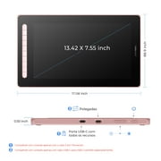 XPPen Artist 16 2nd Gen Graphic Tablet with 15.4 inch FHD Screen, 94% Adobe RGB, X3 Smart Chip, Latest Art Drawing Pen Tablet with Display (Black)