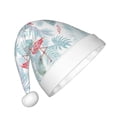 thumbnail image 2 of Cauagu Tropical Flamingo Pattern Christmas Hat for Kids,Xmas Holiday Hat Santa Hat for Boys & Girls Festive Headwear Accessories for Christmas/New Year/Holiday, 2 of 6