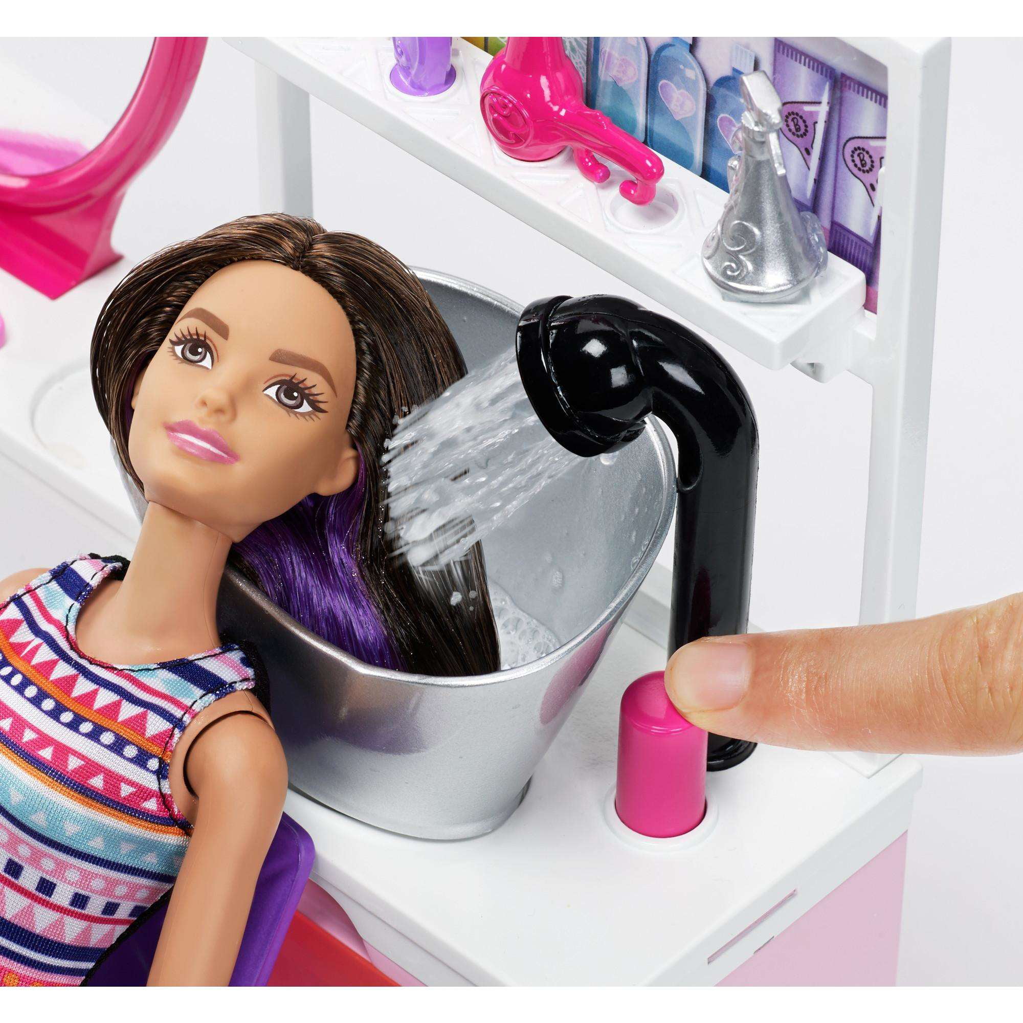Sparkle Style Salon Doll & Playset Brunette - Walmart.com