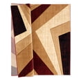 thumbnail image 2 of Designer Home Swan Area Rug 2050 10034 Zine Burgundy Lines Diagonal 2' 7" x  4' 2" Rectangle, 2 of 2