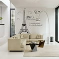 thumbnail image 2 of Wallpaper,Paris Art Decor Eiffel Tower Diy Wall France Diy Mural Room Decal Of No No Just Peel And Stick Sticker No No Decor Sticker No Wall Stickers Romantic View Romantic Stickers Huiop, 2 of 6