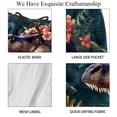 thumbnail image 4 of luoweisi Men's Beach Shorts Quick Dry Swim Trunks with Mesh Lining Cartoon Dinosaur M, 4 of 5