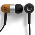 thumbnail image 2 of Bazooka IESW100B Woodees Classic Earphones With Mic & Customized Fitting Earbuds, 2 of 5