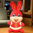 thumbnail image 2 of Traje Tang estilo chino 28cm 2023 Año del conejo mascota muñeca regalo de Año Nuevo juguete de peluche animal año muñeca de trapo muñeca de conejito ANGGREK  Otros, 2 of 8