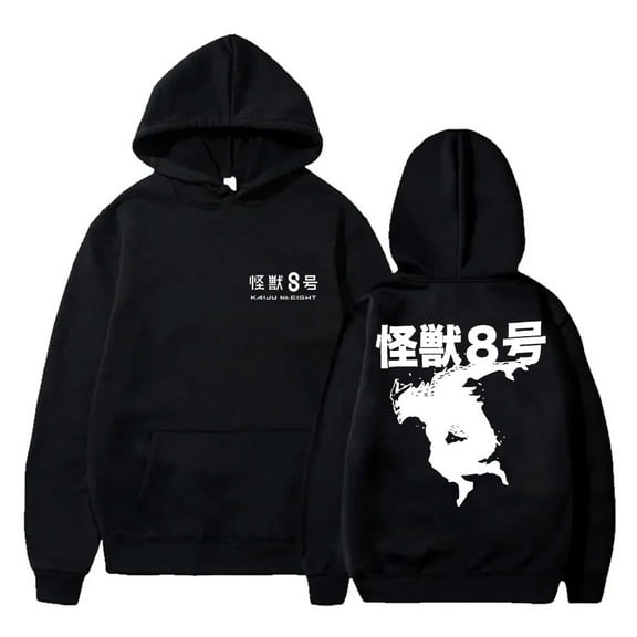 Kaiju No.8 Merch Hoodies New Logo Pullovers Cosplay Women Men Fashion Casual Harajuku Hooded Sweatshirts