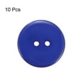 thumbnail image 3 of Uxcell 10Pcs Botón de costura 1" (25mm) 2 agujeros de resina botones de reemplazo de manualidades, azul oscuro, 3 of 5