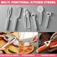 thumbnail image 3 of 20PCS Silicone Stainless Steel Cooking Utensils-Multifunctional Kitchen Utensil Set, Wooden Handles Tools Set,Stainless Steel Kitchen Gadgets Accessories, Chef Knife Set,Perfect Kitchen Cooking Tools, 3 of 13