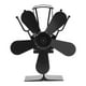 thumbnail image 1 of Ventilador De Estufa De Leña, Ventilador Termoeléctrico 5 Aspas Ecológico Alta Eficiencia Anti Deformación Resistente A Altas Temperaturas Alimentado Por Calor Para Quemador De, 1 of 8