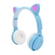 thumbnail image 1 of Auricures Inalámbricos Plegable de Oreja de Gato con Micrófono - Azul, 1 of 6