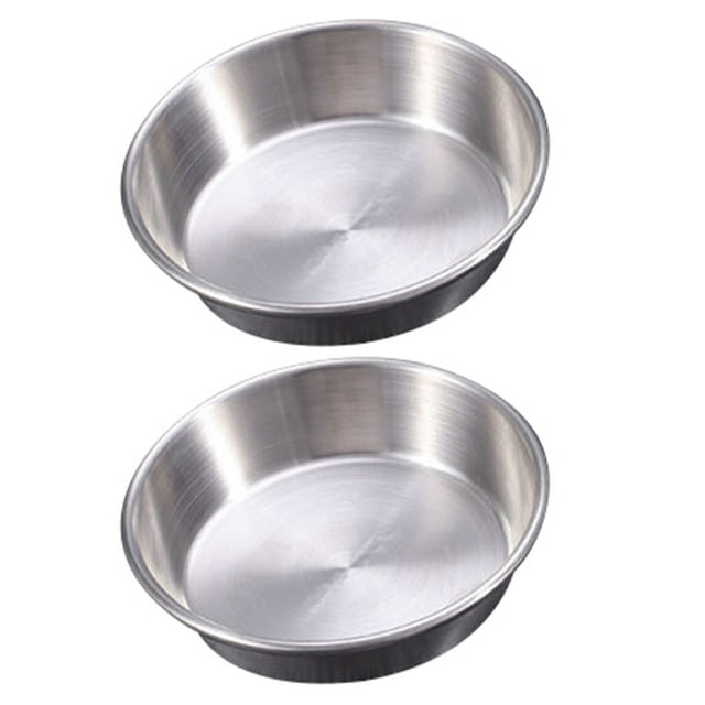 2pcs Round Seasoning Dishes Kitchen Dipping Dishes Soy Container Vinegar Dish