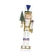 thumbnail image 3 of 2 figuras de cascanueces de madera para decorar fiestas navideñas. Azul, 3 of 9