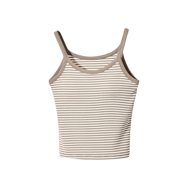 QTOCIO Blouses pour Femmes Habillées Décontractées, Blouses d'Été pour Femmes, Bretelles Courtes à Rayures Col Rond