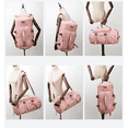 thumbnail image 4 of Mochila Informal De Moda Malubero Malu1901 Rosa Con Gris, 4 of 4