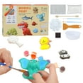 Kids Arts Crafts Set, Animal Toy Painting Kit, Jungle Animal Toys Art