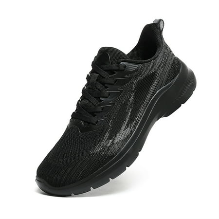 HAOSHIDUO Men s Running Sports Shoes Soft Lightweight Comfortable Breathable Fabric Walking Shoes Large Size Casual Shoes
