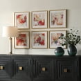 thumbnail image 4 of Uttermost Fresh Start Red Abstract Prints Set of 6, 4 of 8