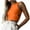 Orange, variant on Drses Womens Summer Halter Tops Cutout Sleeveless Crewneck Racerback Ribbed Knitted Crop Women's Tank Tops