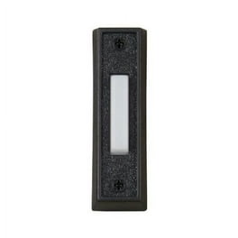 Carlon Oil Rubbed Bronze White Brass Wired Pushbutton Doorbell Carlon Oil Rubbed Bronze White Brass Wired Pushbutton Doorbell