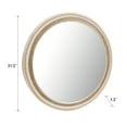 thumbnail image 2 of ABBSR Large 31.5inch Bathroom Wall Mirror,Vintage White Decorative Hanging Mirror for living Room,Hallway,Entryway, 2 of 8