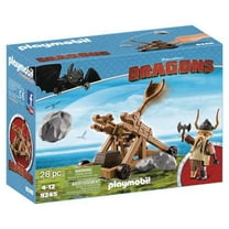 How to Train Your Dragon Gobber with Catapult Set Playmobil 9245