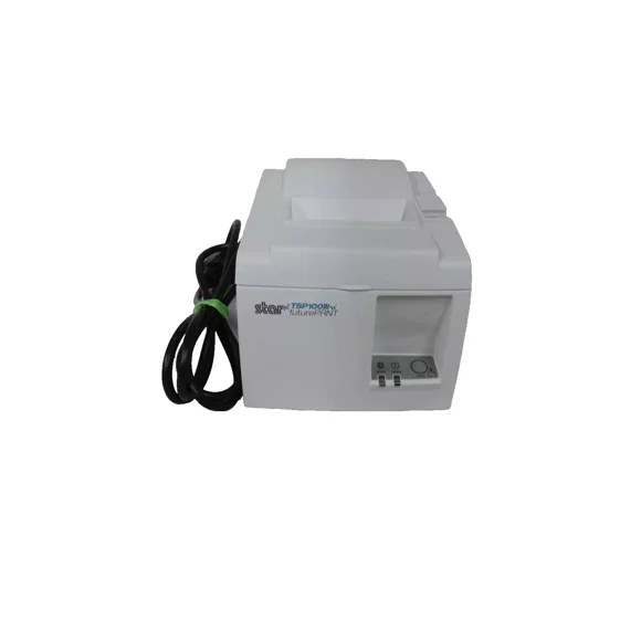 Used Star Micronics TSP100III TSP143IIIBI Thermal Receipt Printer white.