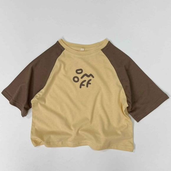 Kids Boy Clothes Kids Short Sleeve Shirts for Boys Casual Boys Toddler Clothes Toddler T Shirts 6-7 Years