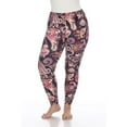 thumbnail image 5 of White Mark Women's Plus Size Printed Leggings, 5 of 5