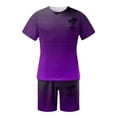 thumbnail image 2 of Costumes pour Hommes - Classification et Titre des Produits pour Hommes et Ensemble de Sport Été 2024 Athlétisme Décontracté Manches Courtes Col Rond Imprimé Noix de Coco, 2 of 3