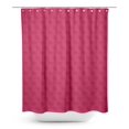 thumbnail image 1 of S4Sassy Pink Columbine Star Floral Waterproof Bathroom Shower Curtain With Roller Rings Hook-60 x 84 Inch, 1 of 6