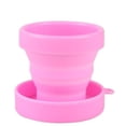 thumbnail image 2 of Toystoory Taza plegable de silicona para protección del medio ambiente, taza telescópica para viajes, Camping, escuela, exterior, Color Macron, Utensilios de cocina rosado, 2 of 3