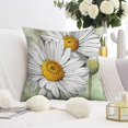 thumbnail image 3 of Revitalize Your Space with Blue Linen Throw Pillow Cases - 16x16 inch Set of 2 Modern Boho Farmhouse Outdoor Cushions Perfect for Sofa, Couch, Living Room, 3 of 7
