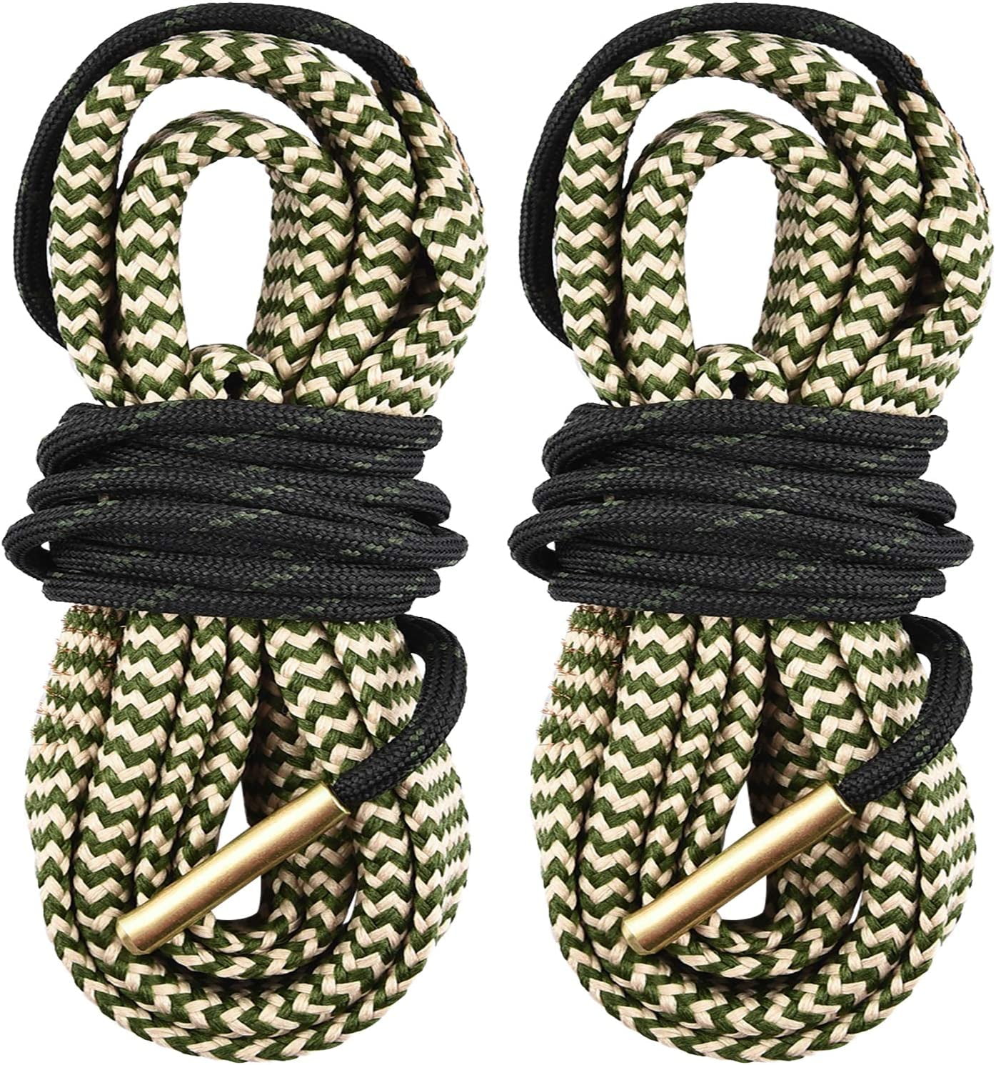 EZshoot 2 PCS Clean Snake, Bore Rope, Reusable Cleaning Snakes, Barrel Snake for .25 Cal .264