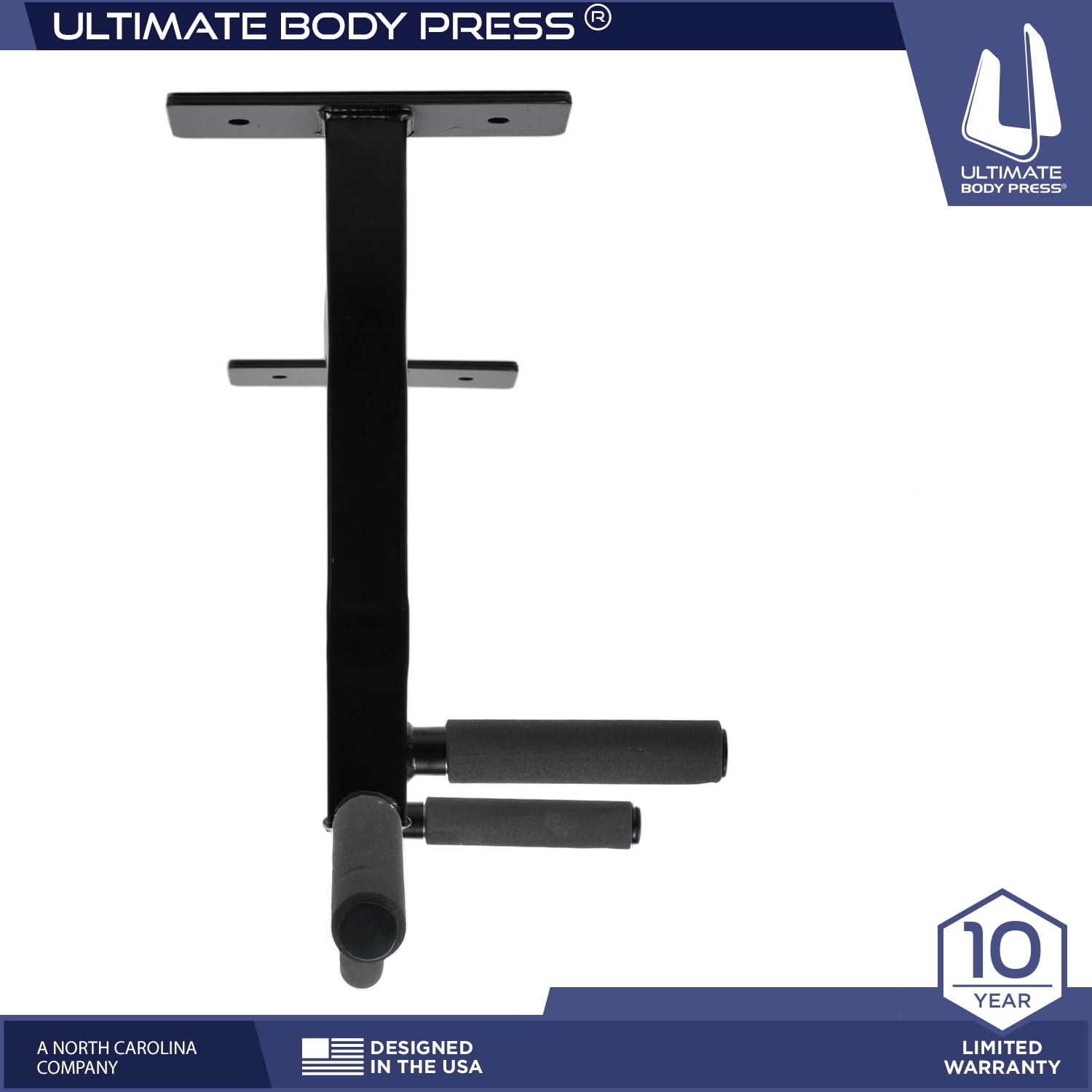 Ceiling Mount Pull Up Bar w/ Reverse Risers