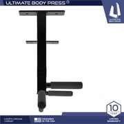 Ultimate Body Press Ceiling Mount Pull Up Bar With Reverse Risers - 300 lb Capacity