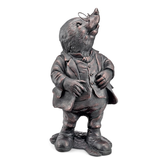 Mole Animal Antique Bronze Resin Garden Sculpture
