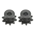 thumbnail image 1 of Unique Bargains #25 Chain Roller Sprocket, 6.35mm Bore 1/4' Pitch 10 Tooth Single Strand Chain Sprocket with Set Screws 2Pack, 1 of 6