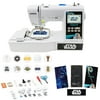 Brother Lb5000S Star Wars Computerized Sewing & Embroidery Machine With 10 Downloadable Star Wars Designs, 4 Star Wars Faceplates, 80 Built-In Designs, 103 Sewing Stitches, 7 Included Feet