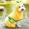 thumbnail image 5 of Pet Bath Towel, Yellow Dog Towel, Microfiber Drying Towel, Small Dog Drying Robe, Quick Drying Xs Size Hooded Design with Adjustable Straps for Post-Bath and Post-Swim Use on, 5 of 9