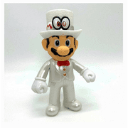 Super Mario Odyssey Bros Mario White Costume 5 inch Action Figures Toys