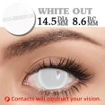 thumbnail image 1 of par de lentes de contacto Bio-essence para ojos, lentes de cosplay, lentes de anime, accesorios de anime, lentes de ojos de gato para Halloween, lentes negras, 1 of 5