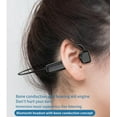 thumbnail image 3 of Auriculares de conducción ósea Bluetooth - Auriculares inalámbricos de oreja abierta con micrófonos, para correr, conducir, andar en bicicleta Ormromra HMJM249-1, 3 of 5