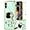for iPhone X/XS-Light Green, variant on for iPhone X/iPhone Xs Case Astronaut Cute for Women Girls Girly Unique White Phone Cases with Astronaut Hidden Stand Kickstand 6D Design Cover for iPhone X/XS 5.8 inch
