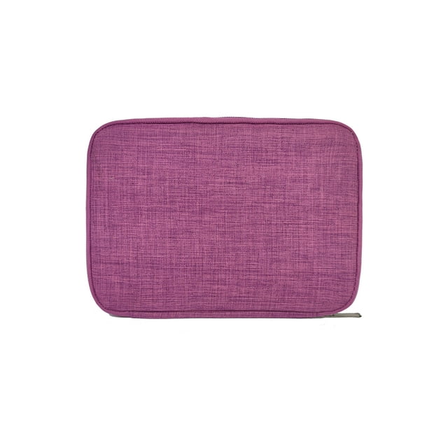 Yuarrent Bolsa de almacenamiento para correa de reloj, caja de transporte con compartimentos, organizador de absorción de impactos, bolsa de Almacenamiento y organización del hogar Púrpura
