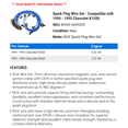 thumbnail image 2 of Spark Plug Wire Set - Compatible with 1994 - 1995 Chevy K1500, 2 of 2