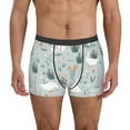 thumbnail image 2 of Goofa Goose and Doodle Flowers Printed Men's Boxer Briefs Underwear, Moisture-Wicking Underwear, Trunk,Soft and Breathable Cotton Underwear-Medium, 2 of 9