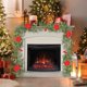 thumbnail image 4 of Decoraciones navideñas, adornos navideños, guirnalda de hiedra artificial, guirnalda de enredaderas colgantes artificiales, hojas de hiedra artificiales para decoración de mesa, enredaderas colgantes, 4 of 6