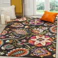 thumbnail image 3 of SAFAVIEH Monaco Damian Floral Area Rug, Brown/Multi, 6'7" x 9'2", 3 of 10