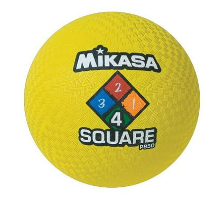 Playground Ball by Mikasa Sports - Four Square, Yellow - (Best Four Square Ball)
